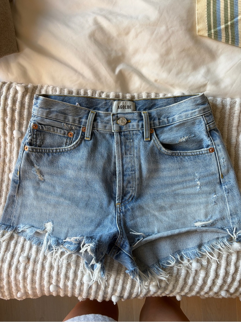 Agolde Parker shorts in Swampmeet